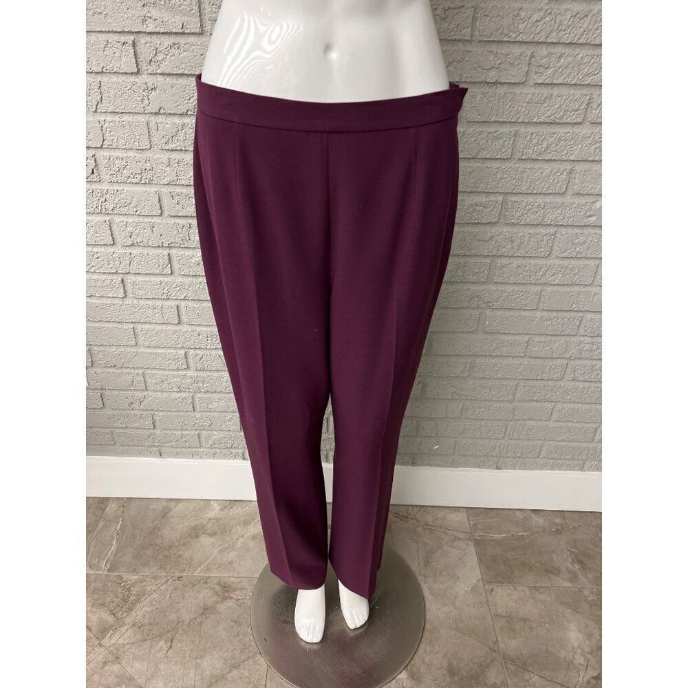 Kasper Women’s Burgundy Dress Slacks / Pant Size 12